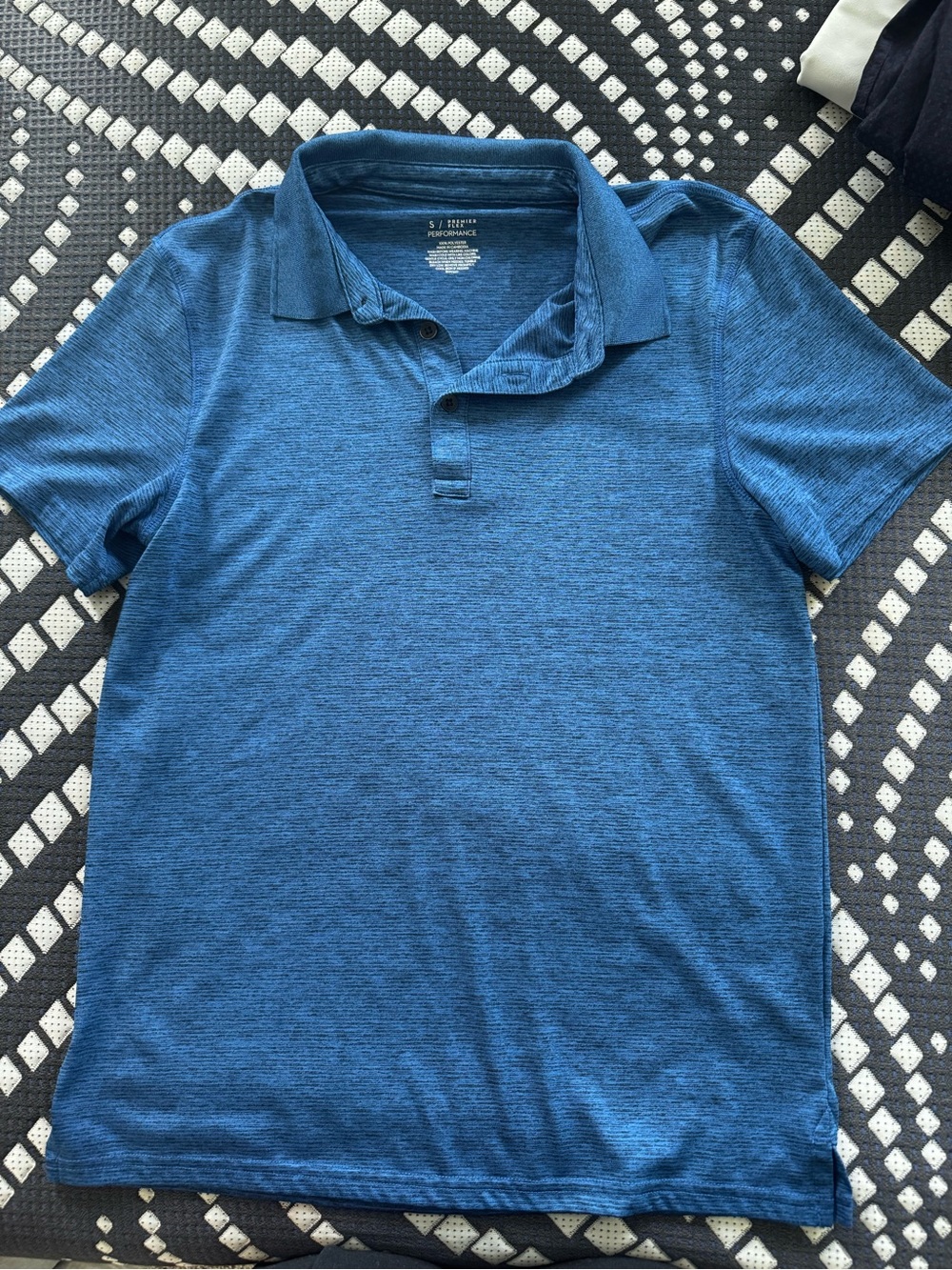 Apt. 9 Men's Blue Heather Performance Polo